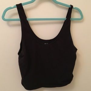Black crop top