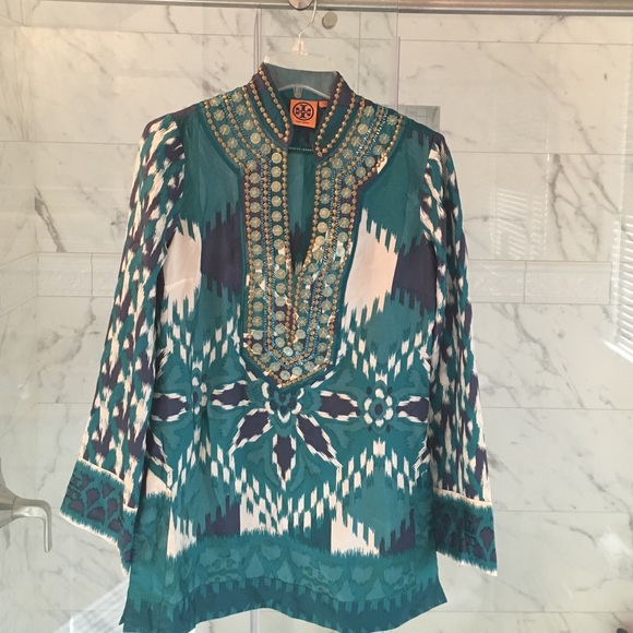 Tory Burch Beaded Tunic