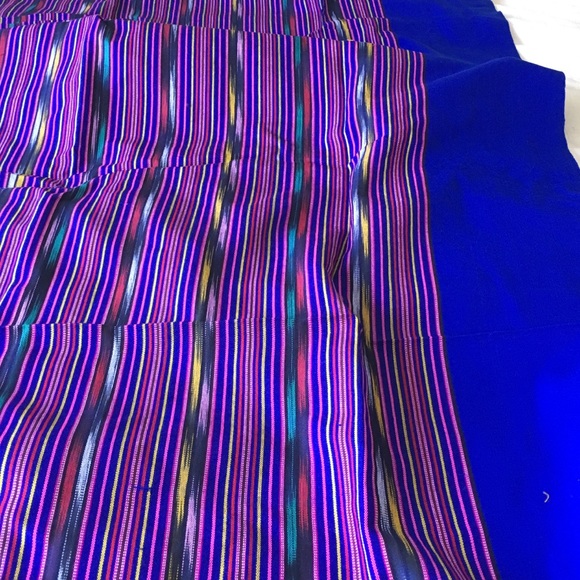 Handwoven Colorful throw made in Thailand