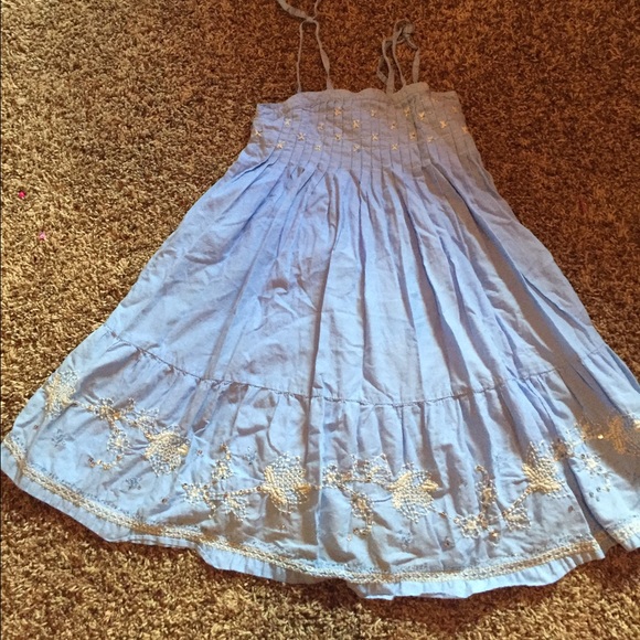 Gorgeous baby blue sundress. Kids 6/7