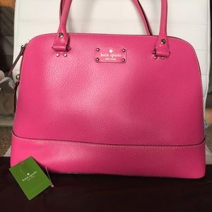 Kate Spade Rachelle Satchel in Pink