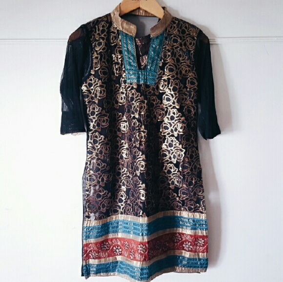 NWOT Salwar Kameez with Pants - Picture 1 of 4