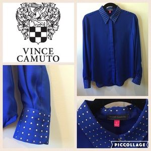 Vince Camino blouse size small, Cobalt blue