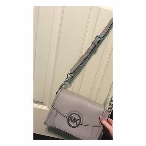 gray MK satchel purse