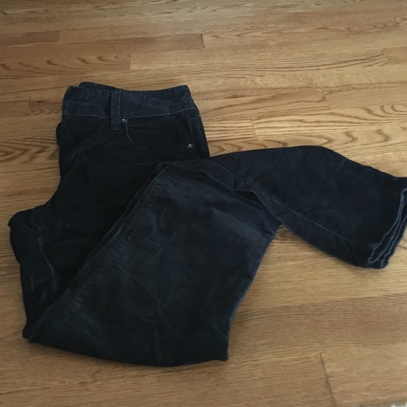 Black corduroy banana republic jeans