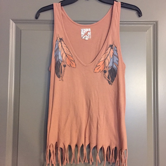 Tops - Free People Fringe Tank Top