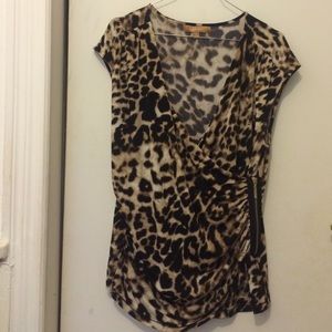 Leopard shirt size large