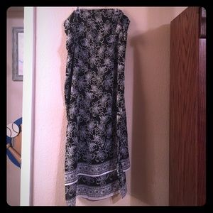 White House Black Market long skirt swim cover