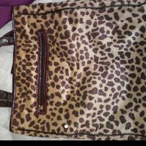 Cheetah print bath and body  works tote  NWT