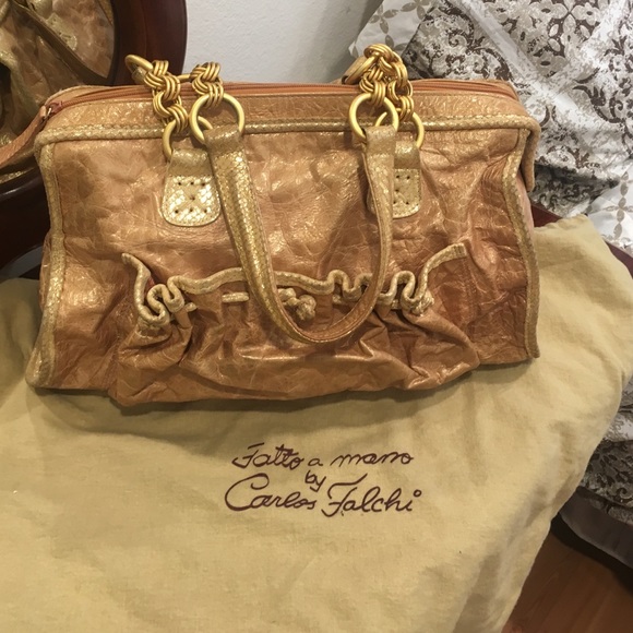 Pink Carlos Falchi bag