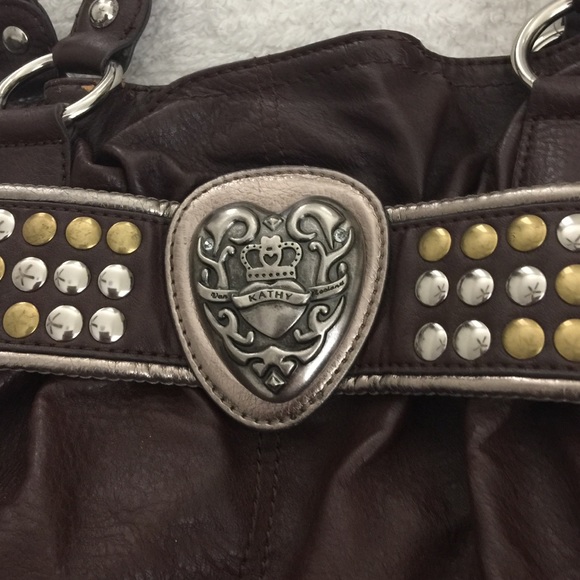 Brown Kathy Van Zeeland purse - Picture 1 of 4