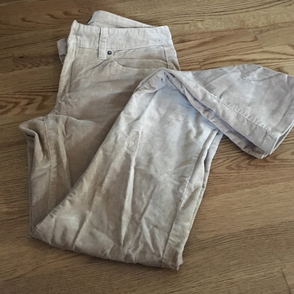 Tan corduroy banana republic skinny jeans