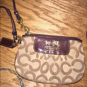 Coach wristlet