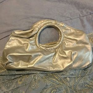 Silver handbag