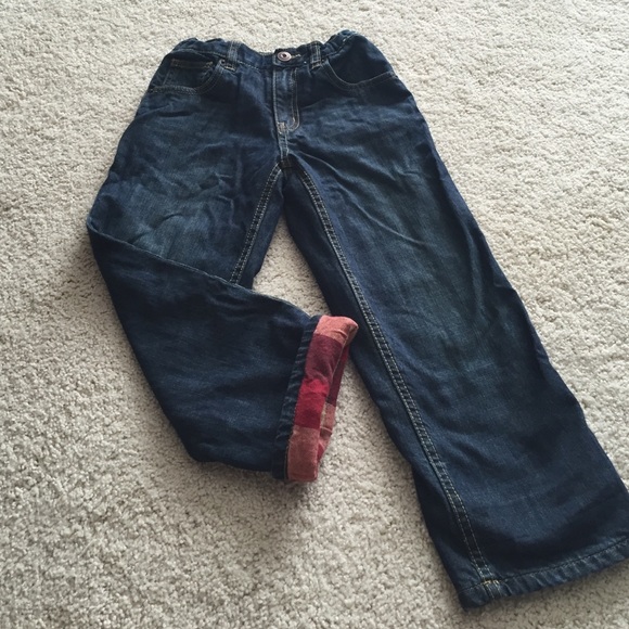 Fleece lined jeans