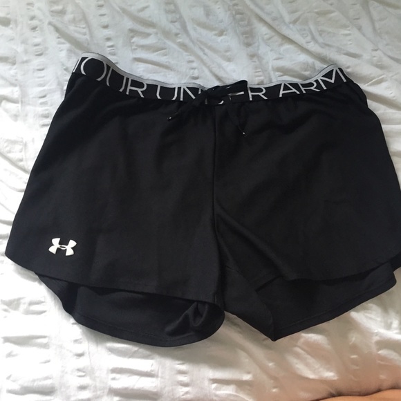 Under armor workout shorts!
