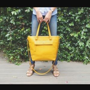 ✨💞HP!! NWT Ora Delphine Eden tote-mustard leather