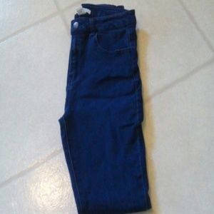 Navy blue skinny jeans