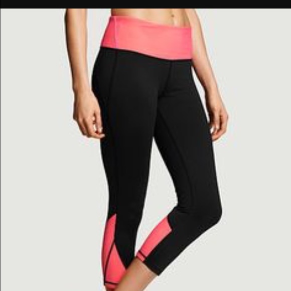 VSX sport Knockout workout neon mesh the crop leggings xs