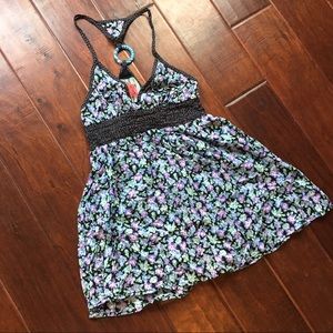 FREE PEOPLE floral tunic top