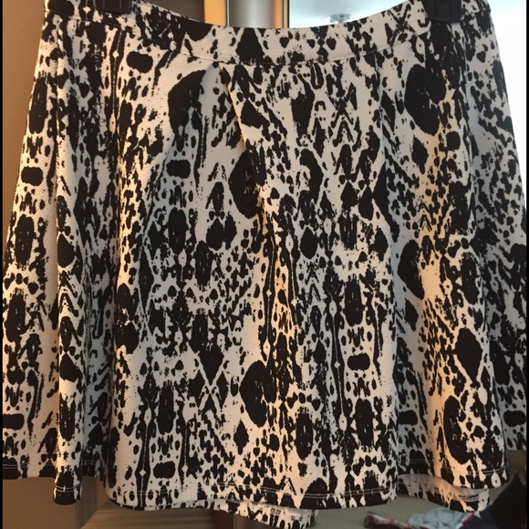 Piperlime Collection Black and White Skirt