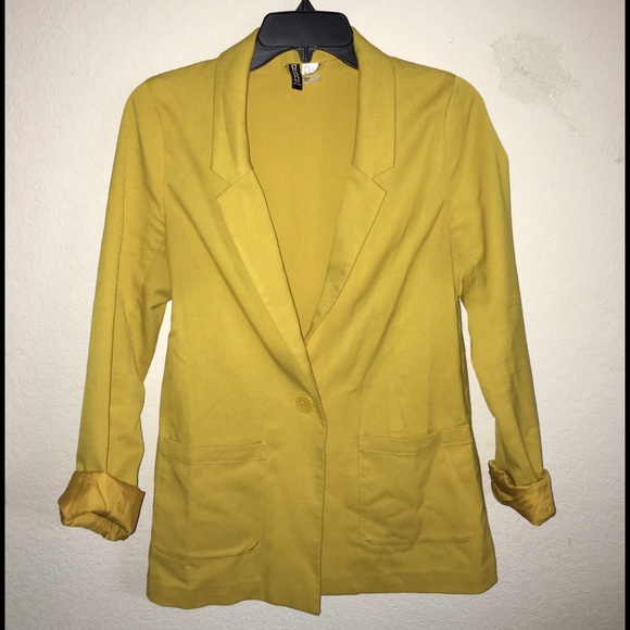 Mustard Yellow Blazer