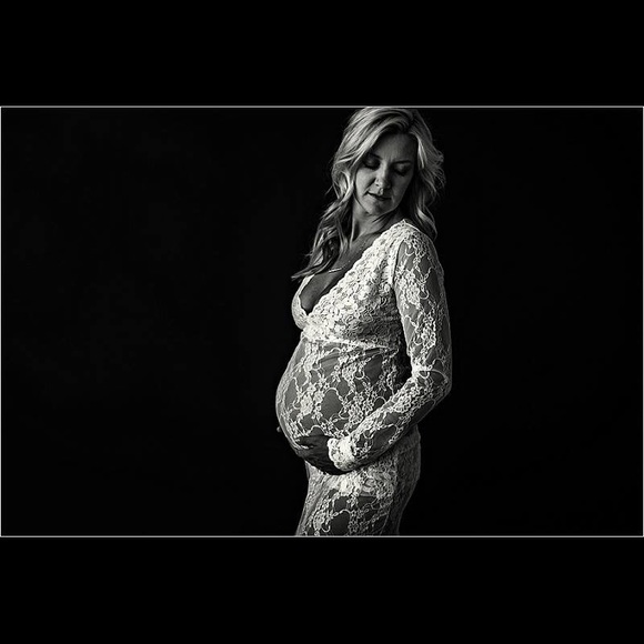 Maternity Shoot Lace Dress