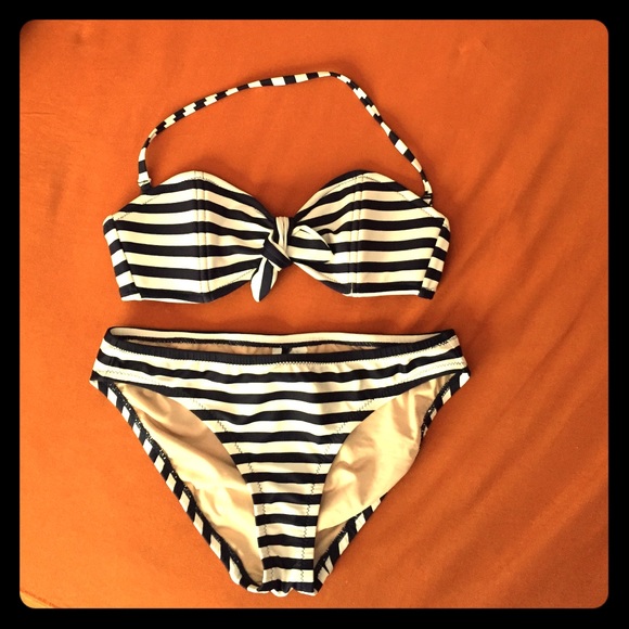 j crew nautical bikini