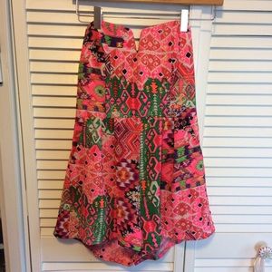 Multicolor patterned romper