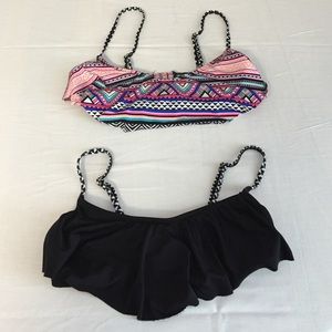 Bundle Arizona flounce bikini tops