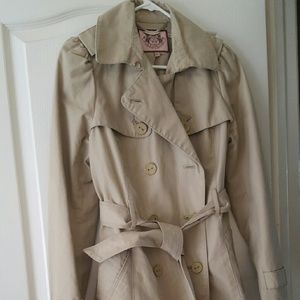 Juicy couture trench coat