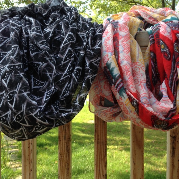 Set of 2 Boho Scarves