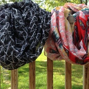Set of 2 Boho Scarves
