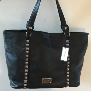 Nine West Black Purse with Silver Stud Detail