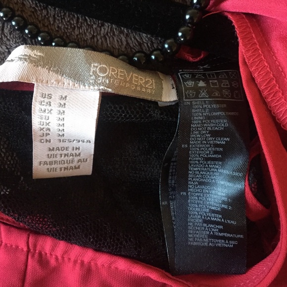 Red and Black mini dress - Picture 3 of 3