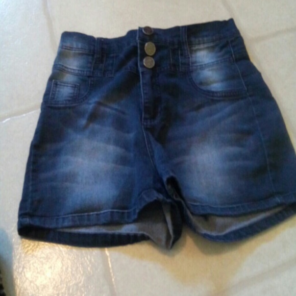 High waisted jean shorts - Picture 1 of 1