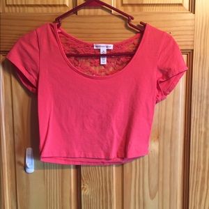 Pink Crop Top