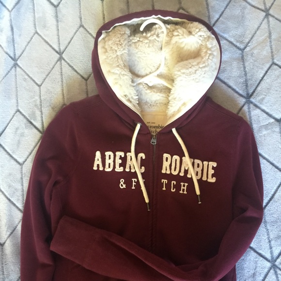 Abercrombie fleece zip hoody