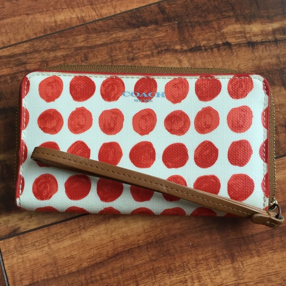 Coach Polka Dot Clutch