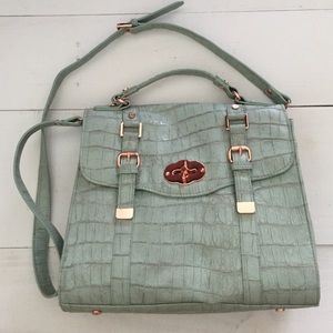 Mint & Rose Gold Handbag