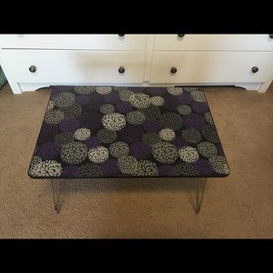 Small folding collapsible table.