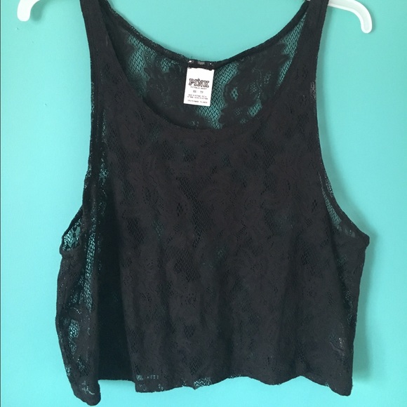 See through crop top
