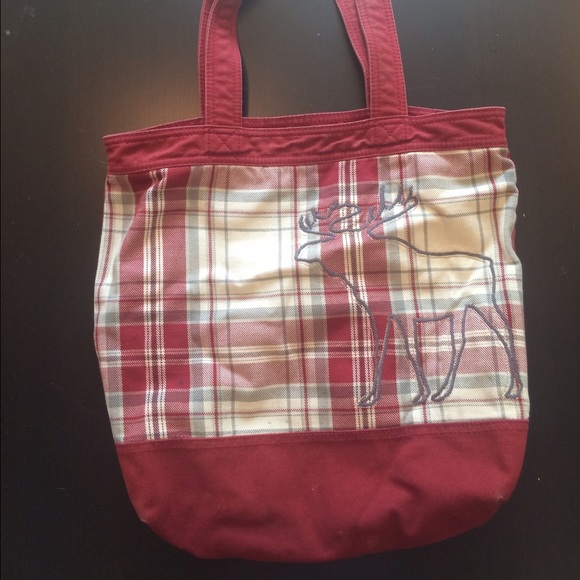 Abercrombie and Fitch Plaid Tote