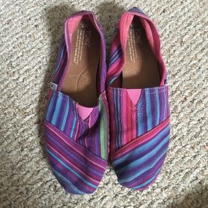 Women's striped TOMS