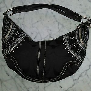 Coach Studded Signature Hobo Bag