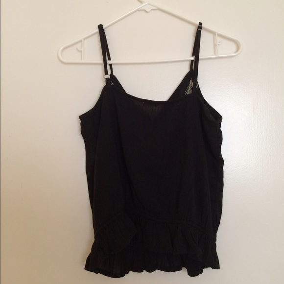 Hollister Embroidered navy tank top - Picture 3 of 3