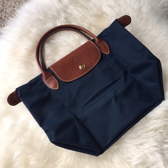 Longchamp 'Mini Le Pliage' Handbag - Navy