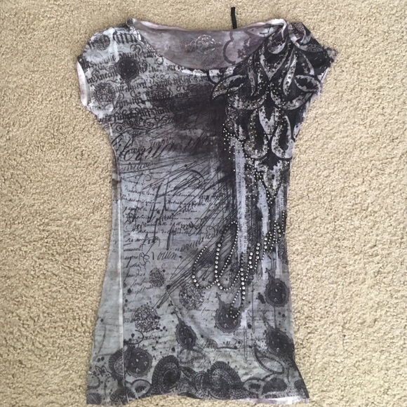 Guess embellished top