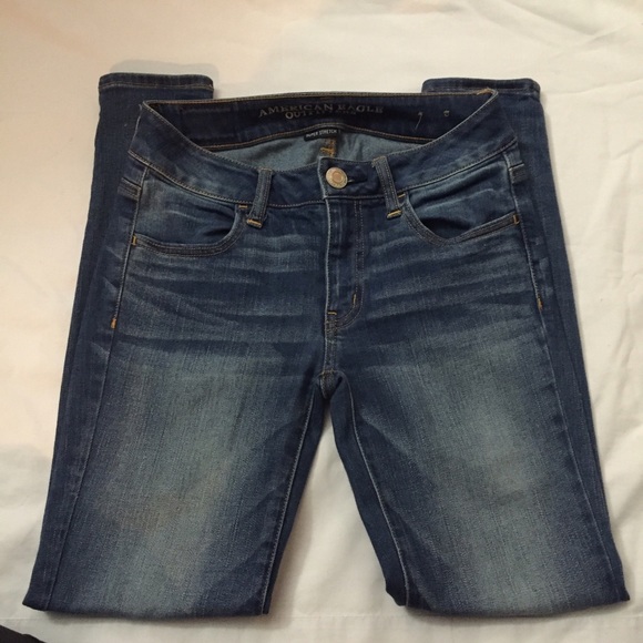 Medium wash jeggings