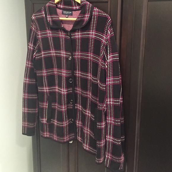 Jones New York Button-Front Sweater